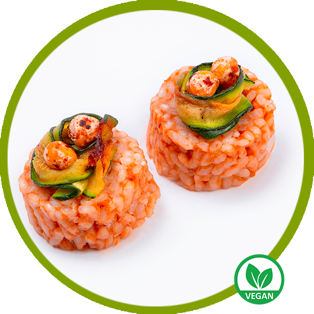 Lenticchie e zucchine grigliate