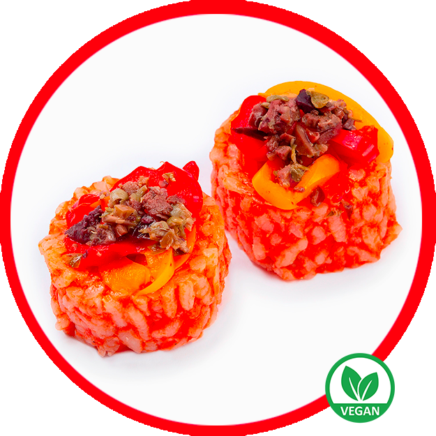 Peperoni, olive e capperi